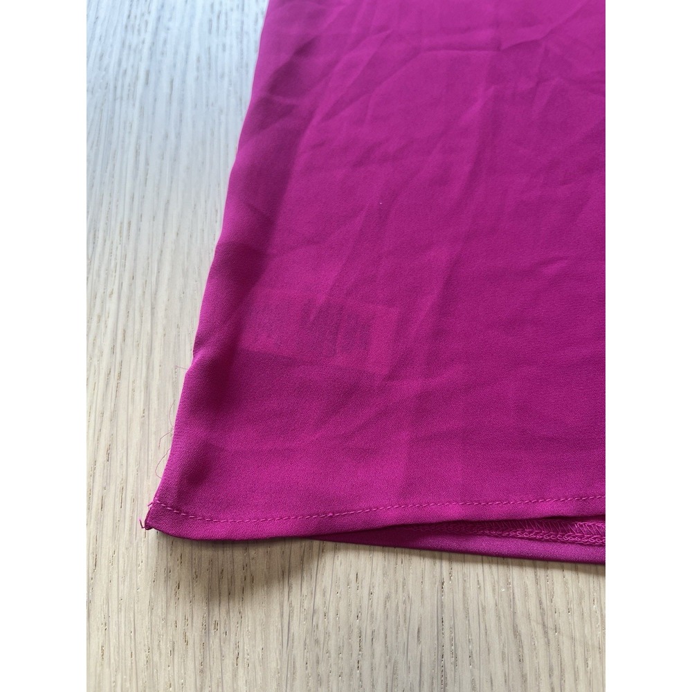 Ann Taylor Women's Large Fuchsia Halter Neck Blouse Sleeveless NWT - Picture 2 of 5